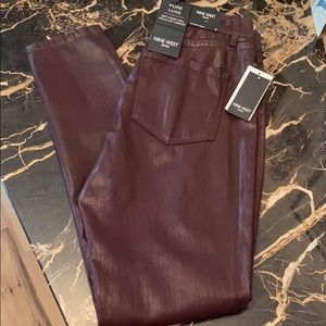 Nine West faux leather jean